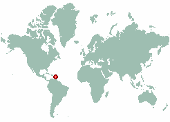 John Hughes in world map